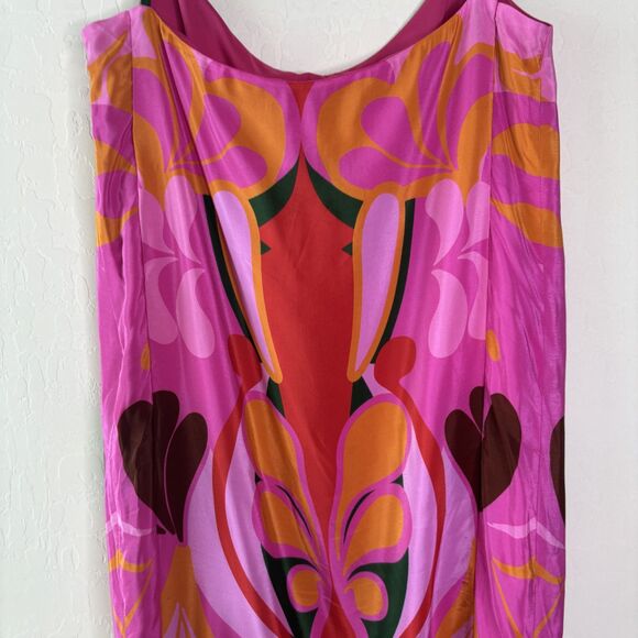 Borgo De Nor Crepe Fringe Midi Dress - Picture 4 of 13